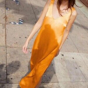 Nation LTD Women's Orange and Yellow Dress